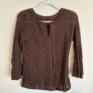 Talbots brown sweater